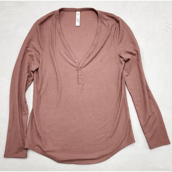 Athleta Wind Down Sleep Top in Pink Small - Picture 3 of 6